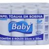 PAPEL TOALHA BOB BRANCA 25X50X8 – BABY-1